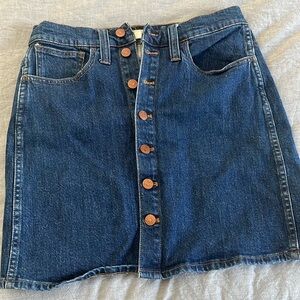 Madewell Jean skirt